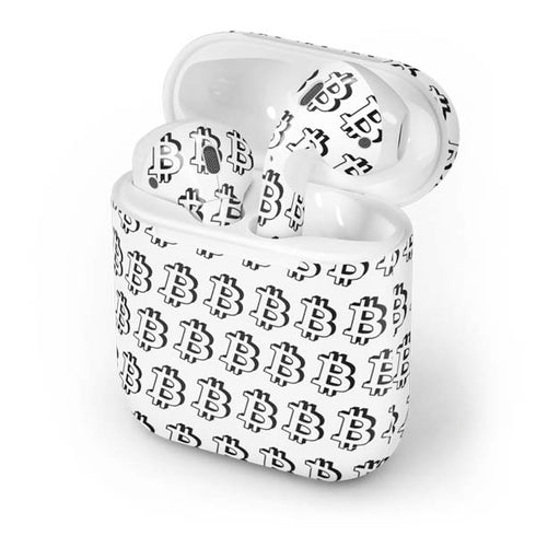 Bitcoin Pattern Apple AirPods Skin