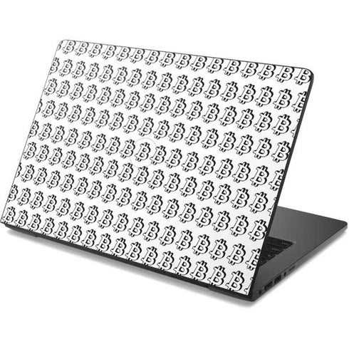 Bitcoin Pattern Dell Chromebook Skin