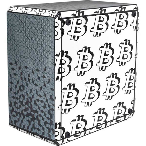Bitcoin Pattern Cooler Master MasterBox Q300L Mini Tower Skin