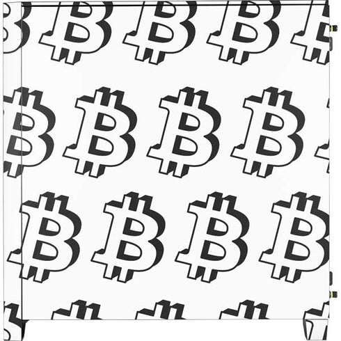 Bitcoin Pattern Corsair 4000D Tempered Glass Mid-Tower ATX Case Skin