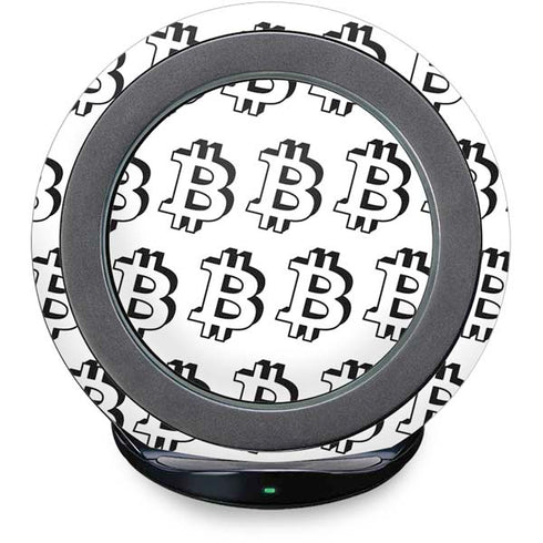 Bitcoin Pattern Fast Charge Wireless Charging Stand Skin