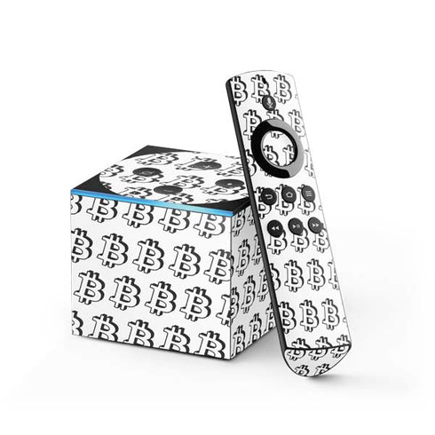 Bitcoin Pattern Fire TV Cube Skin