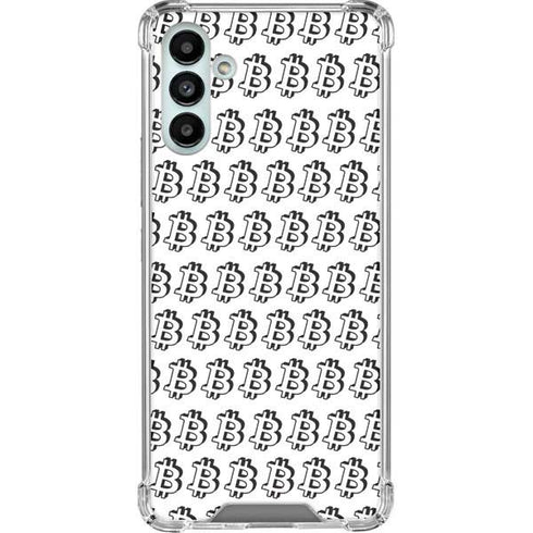 Bitcoin Pattern Galaxy A13 5G Clear Case