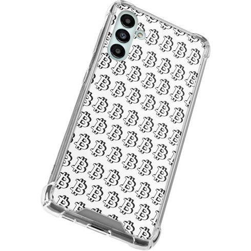Bitcoin Pattern Galaxy A13 5G Clear Case