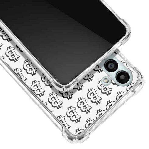 Bitcoin Pattern Galaxy A13 5G Clear Case