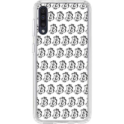 Bitcoin Pattern Galaxy A50 Clear Case