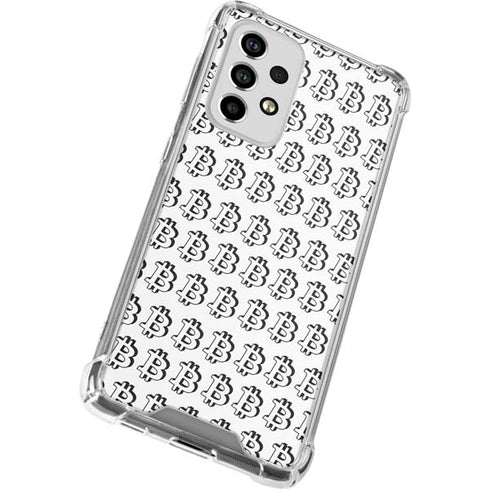 Bitcoin Pattern Galaxy A53 5G Clear Case