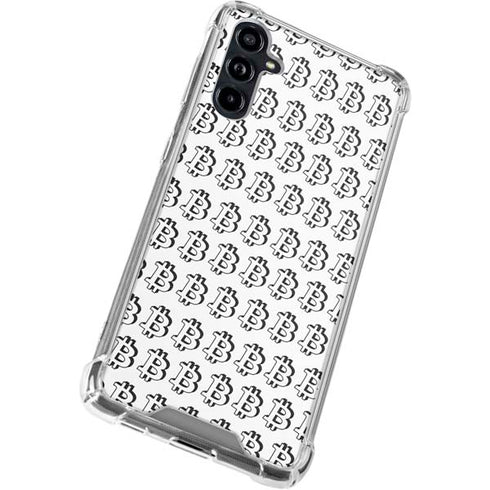 Bitcoin Pattern Galaxy A54 5G Clear Case