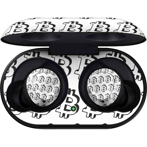 Bitcoin Pattern Galaxy Buds Skin