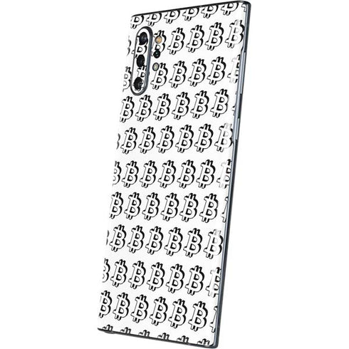 Bitcoin Pattern Galaxy Note 10 Plus Skin