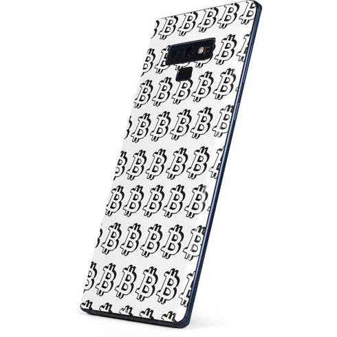 Bitcoin Pattern Galaxy Note 9 Skin