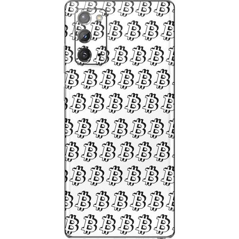 Bitcoin Pattern Galaxy Note20 5G Skin