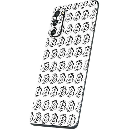 Bitcoin Pattern Galaxy S20 Fan Edition Skin