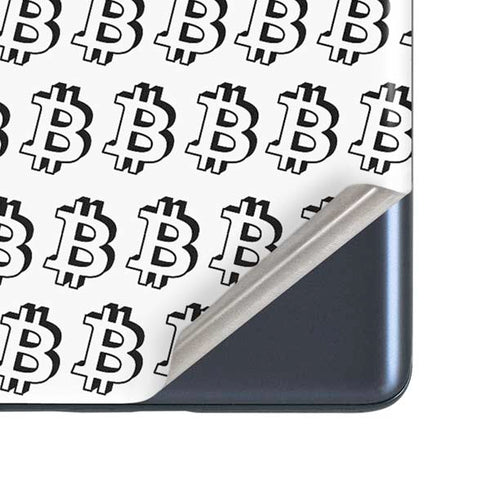 Bitcoin Pattern Galaxy S20 Fan Edition Skin