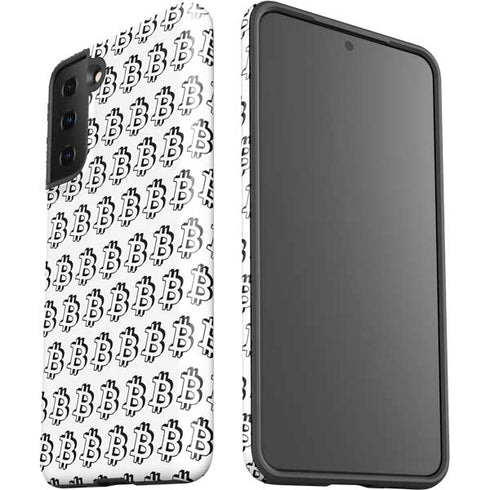 Bitcoin Pattern Galaxy S21 FE Pro Case