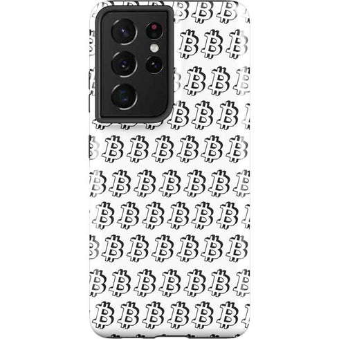 Bitcoin Pattern Galaxy S21 Ultra 5G Pro Case