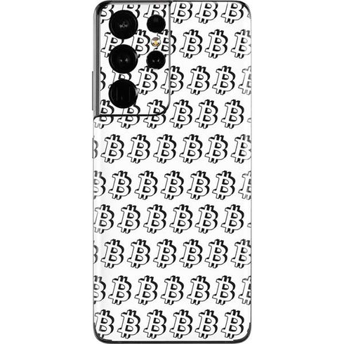 Bitcoin Pattern Galaxy S21 Ultra 5G Skin