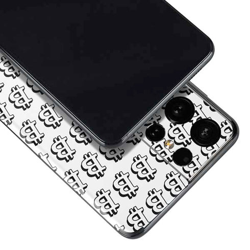 Bitcoin Pattern Galaxy S21 Ultra 5G Skin
