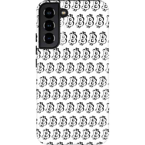 Bitcoin Pattern Galaxy S22 Plus Pro Case