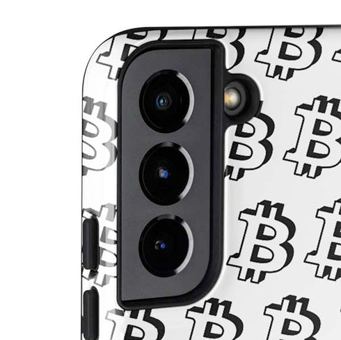 Bitcoin Pattern Galaxy S22 Plus Pro Case