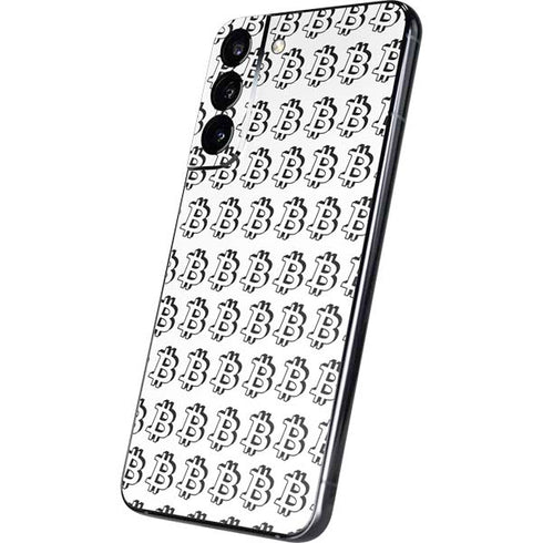 Bitcoin Pattern Galaxy S22 Plus Skin