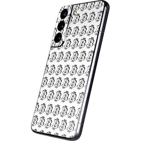 Bitcoin Pattern Galaxy S22 Skin