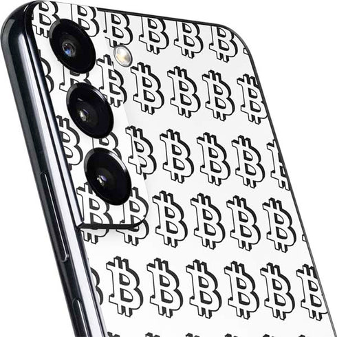 Bitcoin Pattern Galaxy S22 Skin