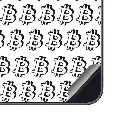 Bitcoin Pattern Galaxy S23 FE Skin