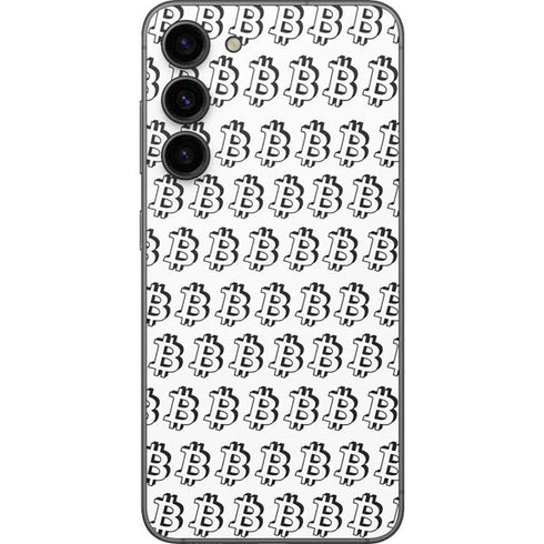Bitcoin Pattern Galaxy S23 Plus Skin
