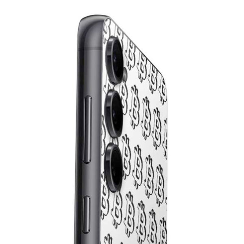 Bitcoin Pattern Galaxy S23 Plus Skin