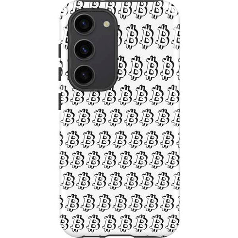 Bitcoin Pattern Galaxy S23 Pro Case