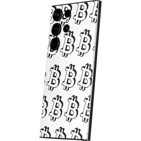Bitcoin Pattern Galaxy S23 Ultra Skin