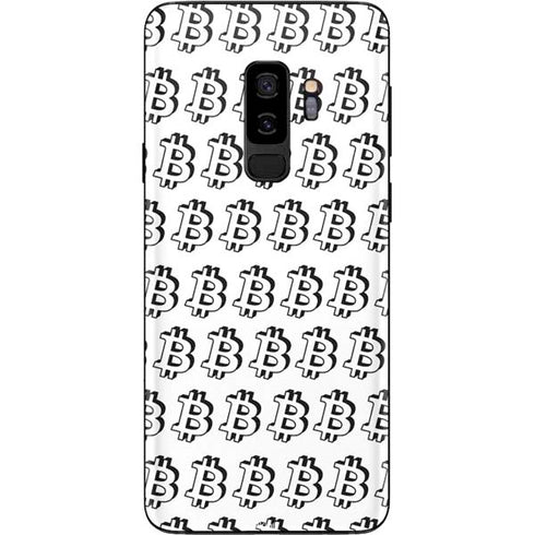Bitcoin Pattern Galaxy S9 Plus Skin