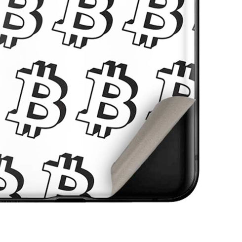 Bitcoin Pattern Galaxy Z Flip Skin