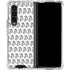 Bitcoin Pattern Galaxy Z Fold4 5G Clear Case