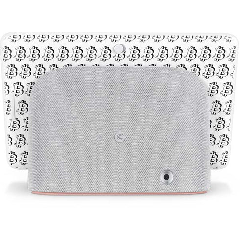 Bitcoin Pattern Google Home Hub Skin