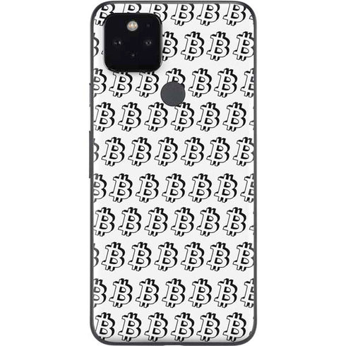 Bitcoin Pattern Google Pixel 5 Skin