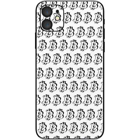 Bitcoin Pattern iPhone 11 Skin