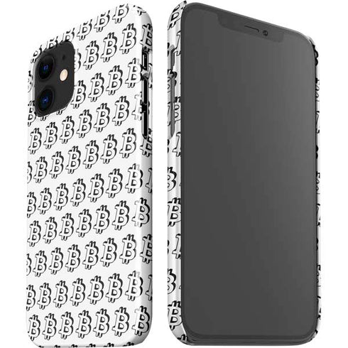 Bitcoin Pattern iPhone 12 Mini Lite Case