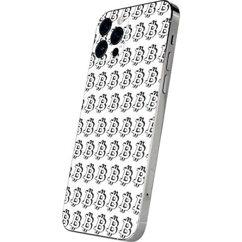 Bitcoin Pattern iPhone 12 Pro Max Skin