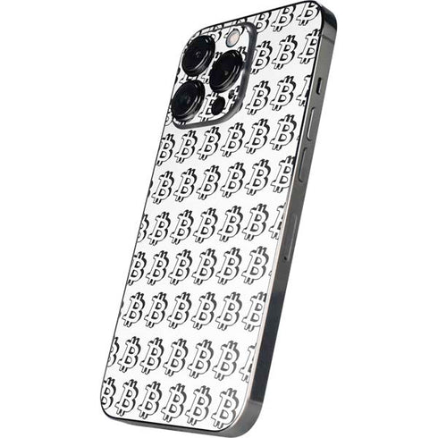 Bitcoin Pattern iPhone 13 Pro Max Skin
