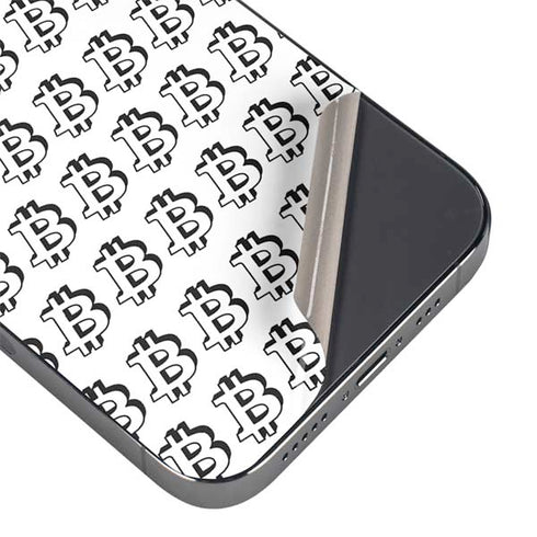 Bitcoin Pattern iPhone 13 Pro Max Skin