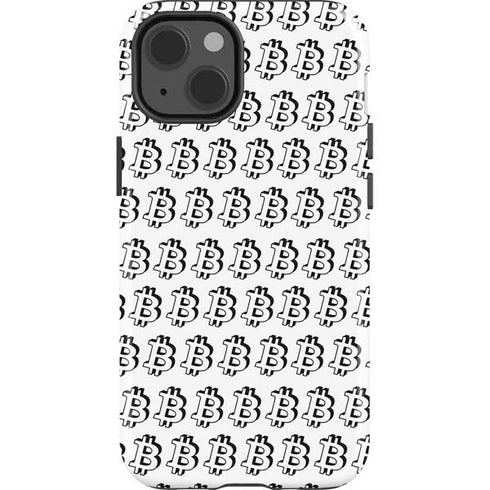 Bitcoin Pattern iPhone 15 Impact Case