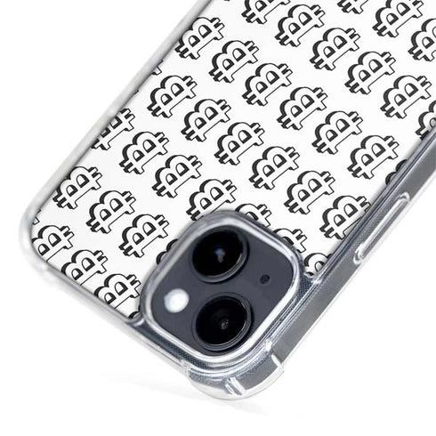 Bitcoin Pattern iPhone 15 Plus MagSafe Case