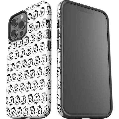 Bitcoin Pattern iPhone 15 Pro Max Impact Case