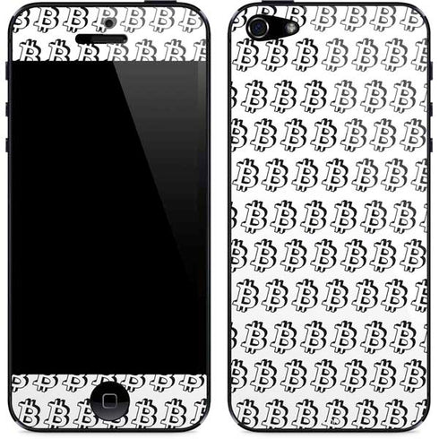 Bitcoin Pattern iPhone 5/5s/5SE Skin