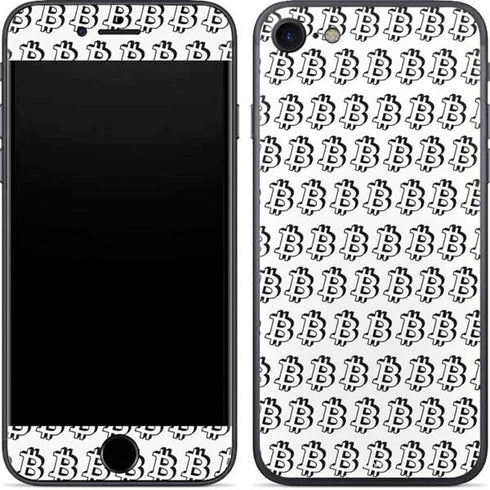 Bitcoin Pattern iPhone 7 Skin