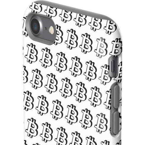 Bitcoin Pattern iPhone SE (2nd & 3rd Gen) Pro Case