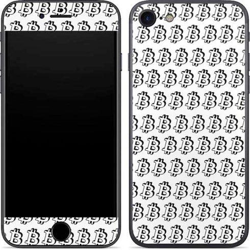 Bitcoin Pattern iPhone SE (2nd & 3rd Gen) Skin