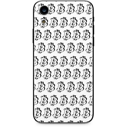 Bitcoin Pattern iPhone XR Skin